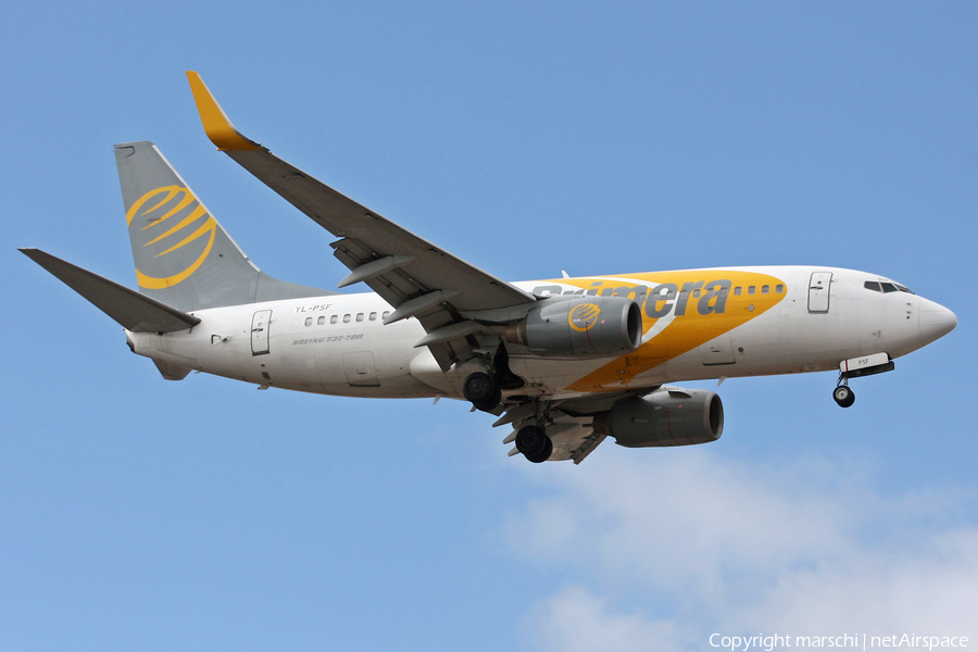 Primera Air Nordic Boeing 737-7Q8 (YL-PSF) | Photo 107912