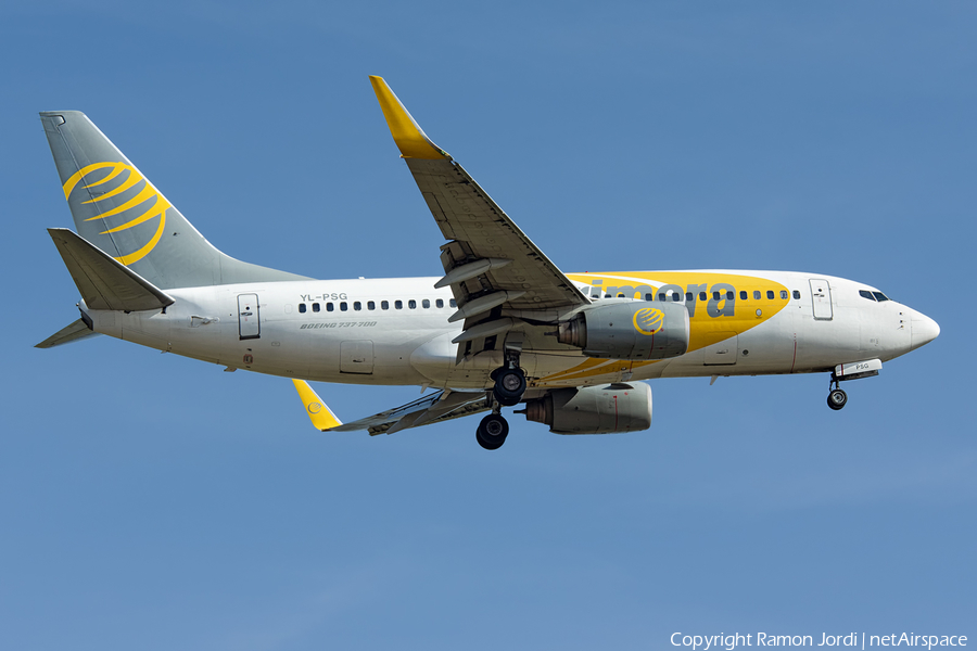 Primera Air Nordic Boeing 737-7BX (YL-PSG) | Photo 159515