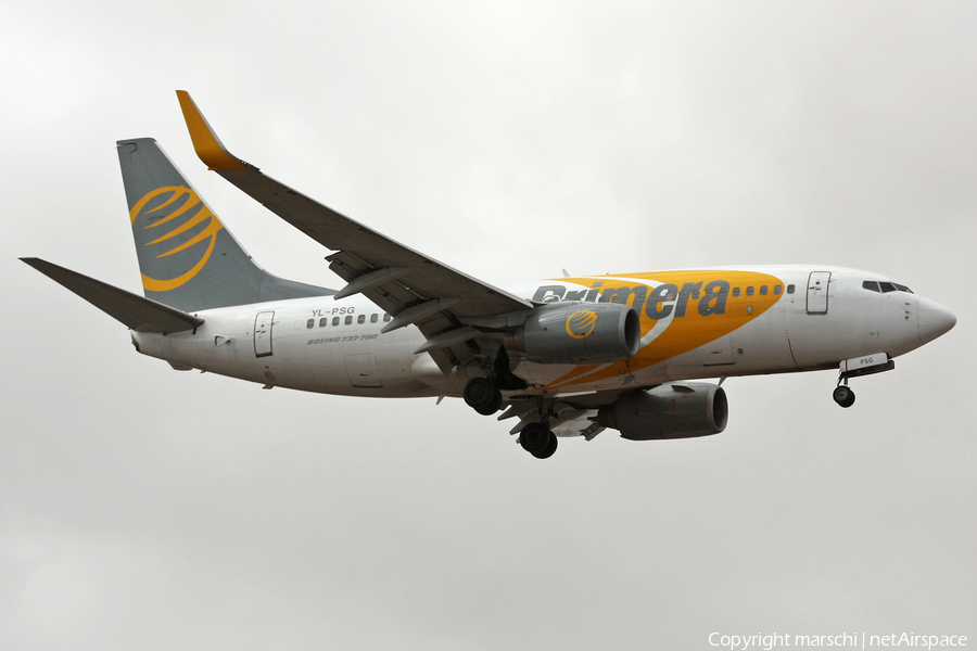 Primera Air Nordic Boeing 737-7BX (YL-PSG) | Photo 107913