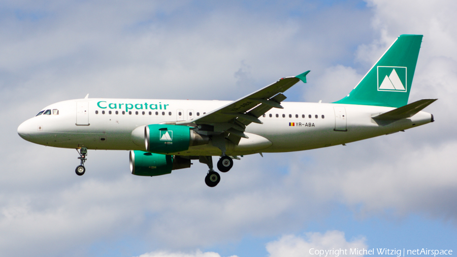 Carpatair Airbus A319-111 (YR-ABA) | Photo 509249