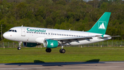 Carpatair Airbus A319-111 (YR-ABA) at  Hamburg - Fuhlsbuettel (Helmut Schmidt), Germany