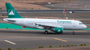 Carpatair Airbus A319-111 (YR-ABA) at  Gran Canaria, Spain