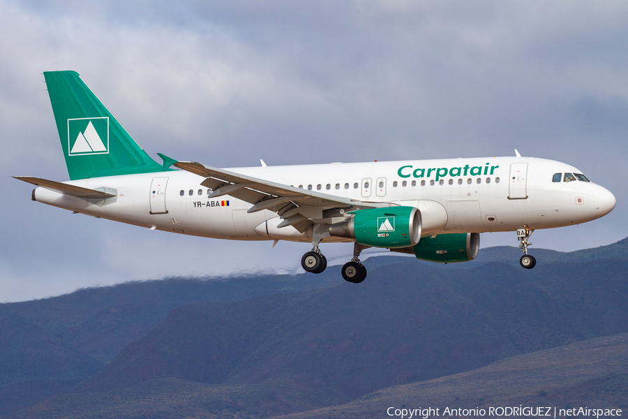 Carpatair Airbus A319-111 (YR-ABA) | Photo 504861