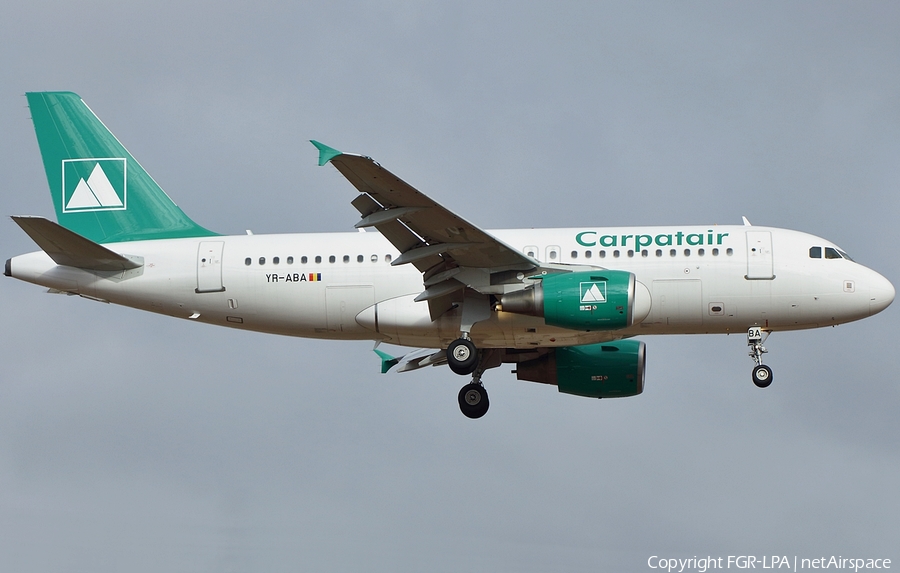 Carpatair Airbus A319-111 (YR-ABA) | Photo 504935