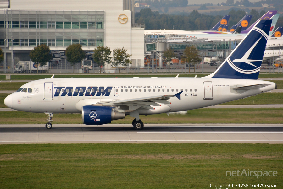 TAROM Airbus A318-111 (YR-ASA) | Photo 87491