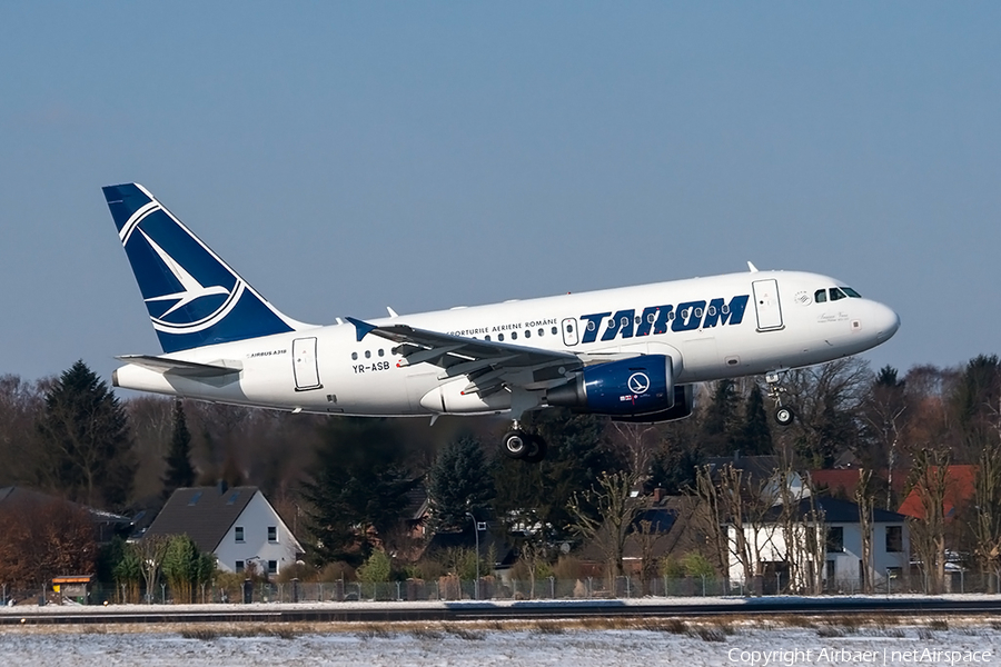 TAROM Airbus A318-111 (YR-ASB) | Photo 224092