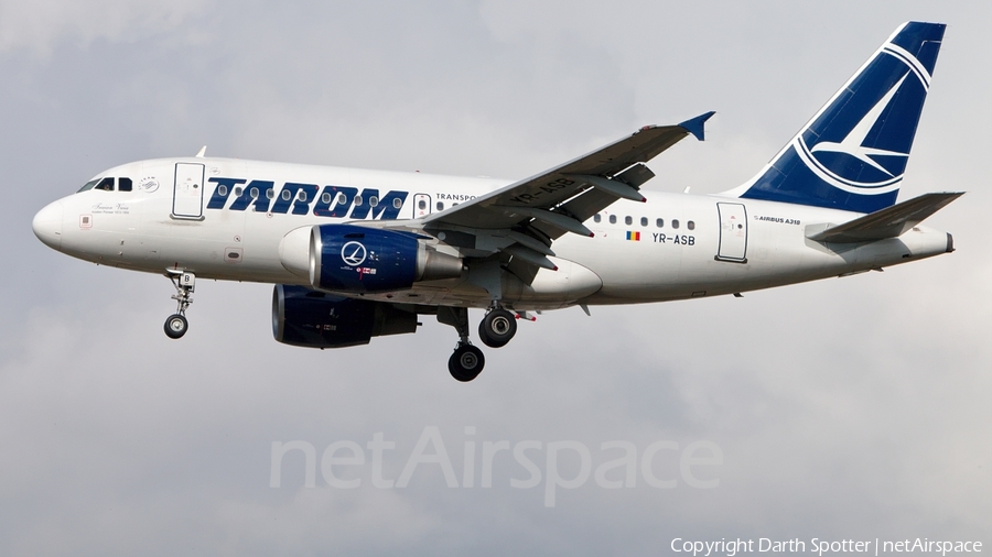 TAROM Airbus A318-111 (YR-ASB) | Photo 182470