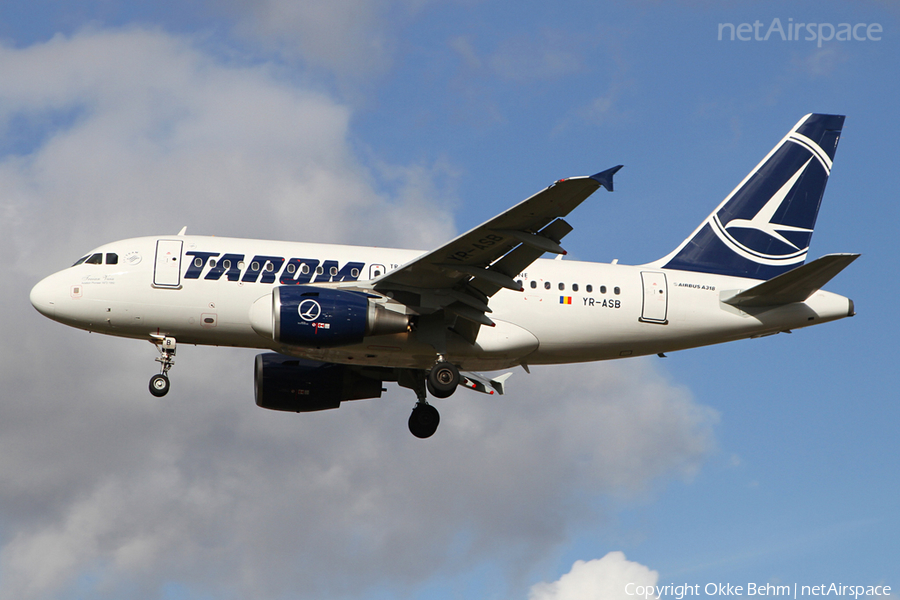 TAROM Airbus A318-111 (YR-ASB) | Photo 41607
