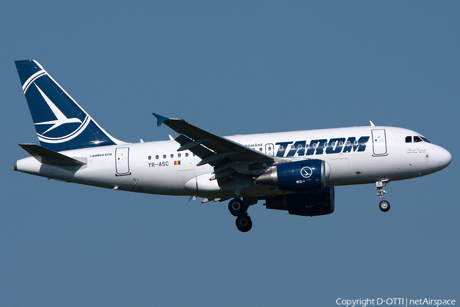 TAROM Airbus A318-111 (YR-ASC) | Photo 255219