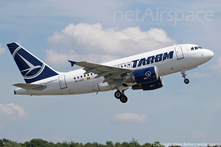 TAROM Airbus A318-111 (YR-ASD) | Photo 168291