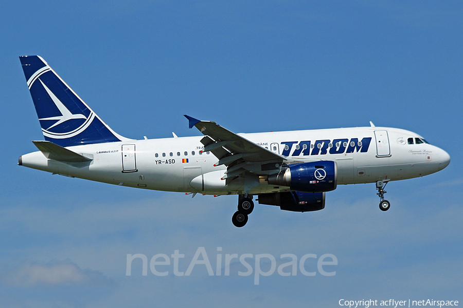 TAROM Airbus A318-111 (YR-ASD) | Photo 152392