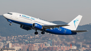 Blue Air Boeing 737-322 (YR-BAF) at  Barcelona - El Prat, Spain