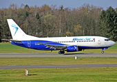 Blue Air Boeing 737-322 (YR-BAF) at  Hamburg - Fuhlsbuettel (Helmut Schmidt), Germany