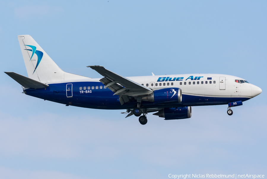 Blue Air Boeing 737-5L9 (YR-BAG) | Photo 254259