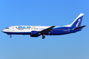 Blue Air Boeing 737-430 (YR-BAK) at  Barcelona - El Prat, Spain