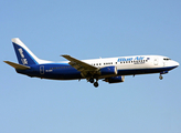 Blue Air Boeing 737-430 (YR-BAK) at  Barcelona - El Prat, Spain