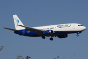 Blue Air Boeing 737-430 (YR-BAK) at  Rome - Fiumicino (Leonardo DaVinci), Italy