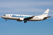 Blue Air Boeing 737-484 (YR-BAL) at  Barcelona - El Prat, Spain