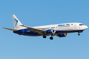 Blue Air Boeing 737-42C (YR-BAO) at  Barcelona - El Prat, Spain