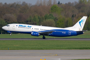 Blue Air Boeing 737-42C (YR-BAO) at  Hamburg - Fuhlsbuettel (Helmut Schmidt), Germany