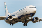 Blue Air Boeing 737-405 (YR-BAZ) at  Sevilla - San Pablo, Spain