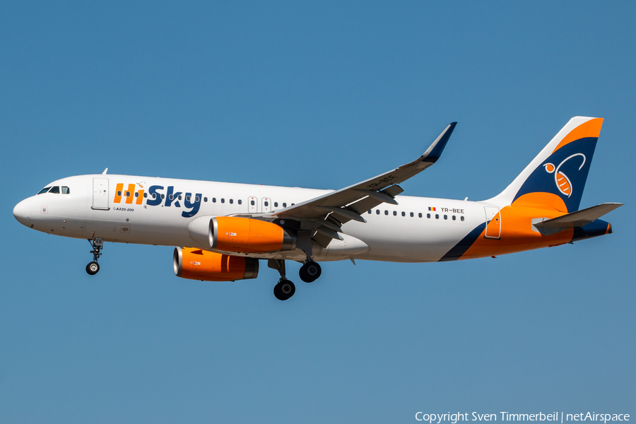 HiSky Europe Airbus A320-232 (YR-BEE) | Photo 467257