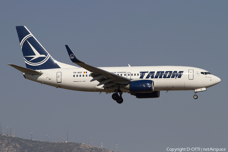 TAROM Boeing 737-78J (YR-BGF) | Photo 316150