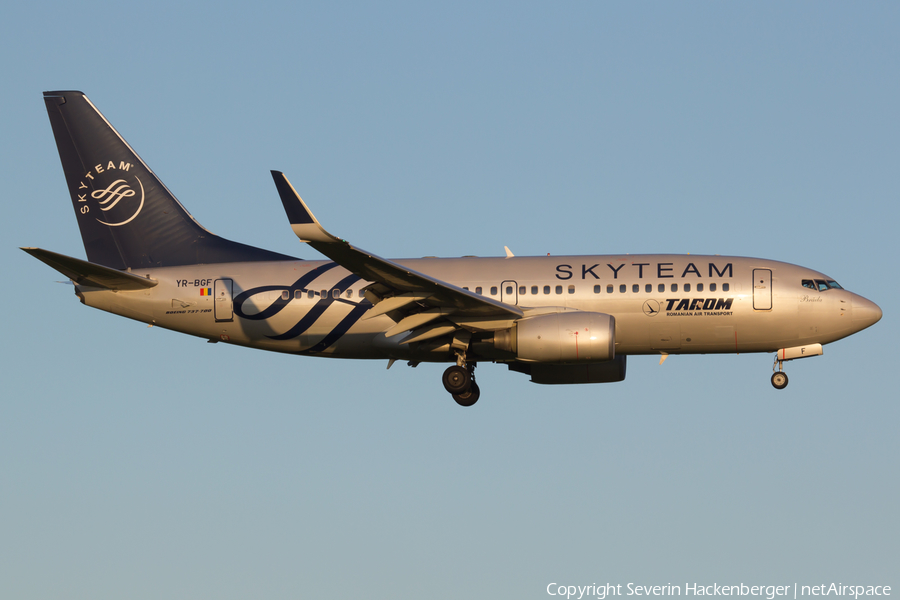 TAROM Boeing 737-78J (YR-BGF) | Photo 190215