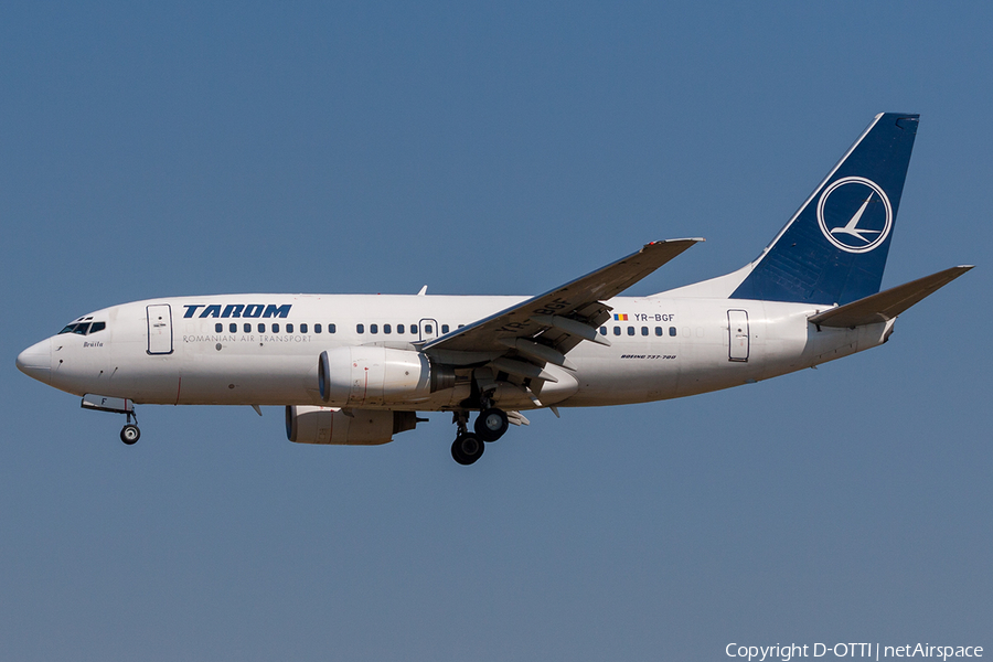 TAROM Boeing 737-78J (YR-BGF) | Photo 203322