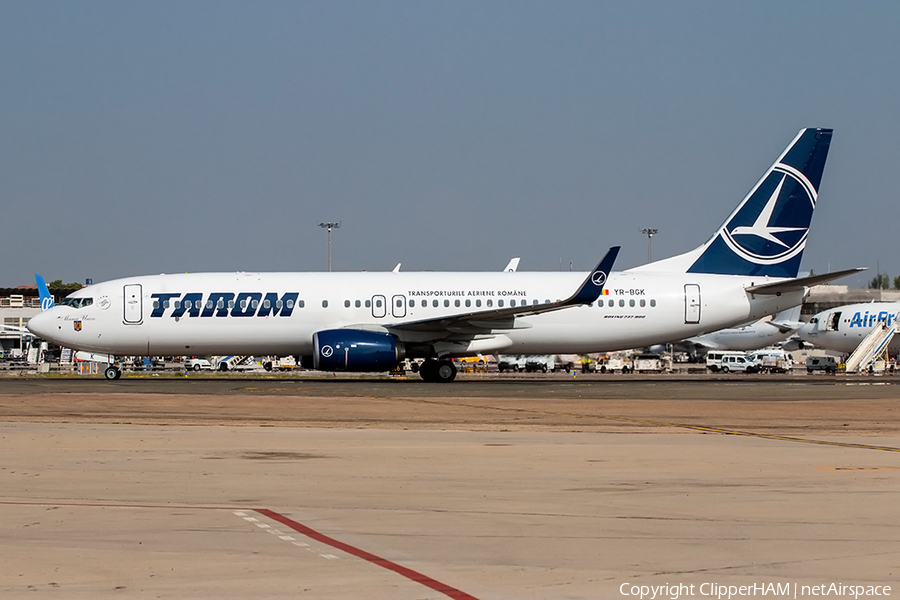 TAROM Boeing 737-82R (YR-BGK) | Photo 285775