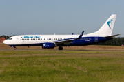 Blue Air Boeing 737-85R (YR-BMB) at  Amsterdam - Schiphol, Netherlands