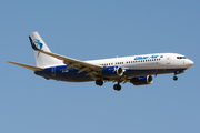 Blue Air Boeing 737-85R (YR-BMB) at  Tenerife Sur - Reina Sofia, Spain