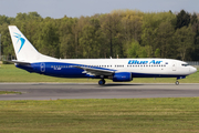 Blue Air Boeing 737-8Q8 (YR-BMF) at  Hamburg - Fuhlsbuettel (Helmut Schmidt), Germany