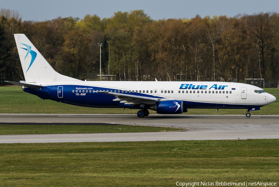 Blue Air Boeing 737-8Q8 (YR-BMF) | Photo 312289