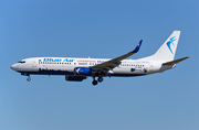 Blue Air Boeing 737-8K5 (YR-BMH) at  Berlin - Schoenefeld, Germany