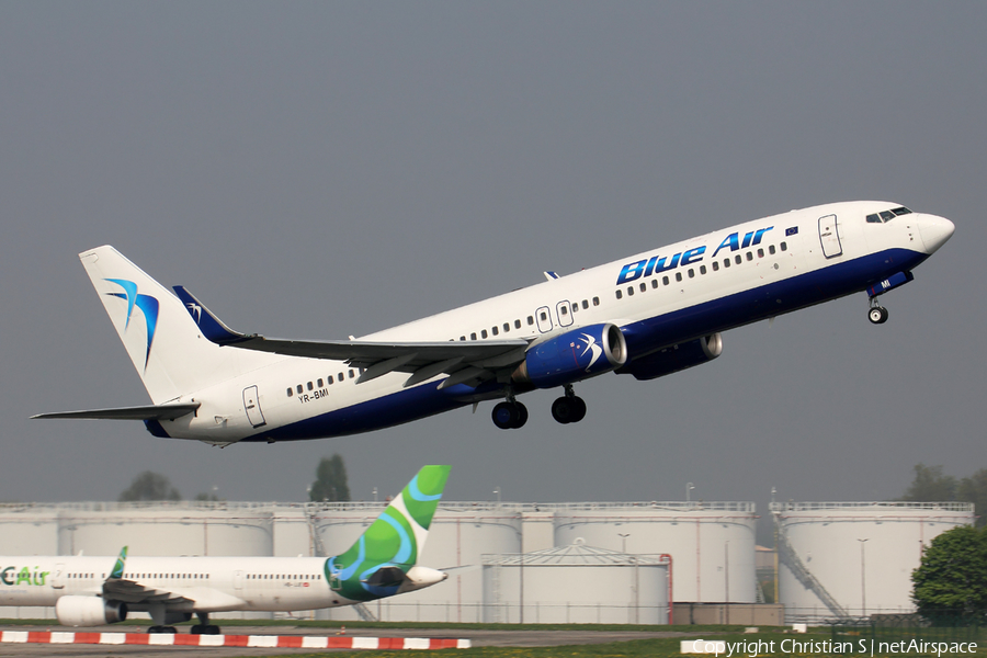 Blue Air Boeing 737-8K5 (YR-BMI) | Photo 240117