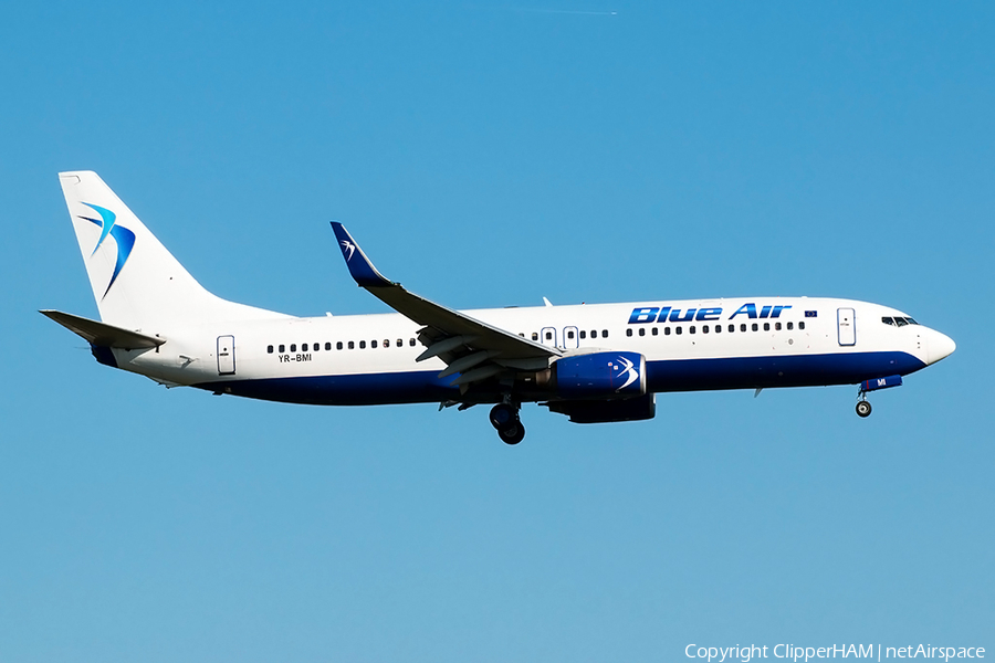 Blue Air Boeing 737-8K5 (YR-BMI) | Photo 164925