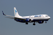 Blue Air Boeing 737-82R (YR-BMJ) at  Warsaw - Frederic Chopin International, Poland