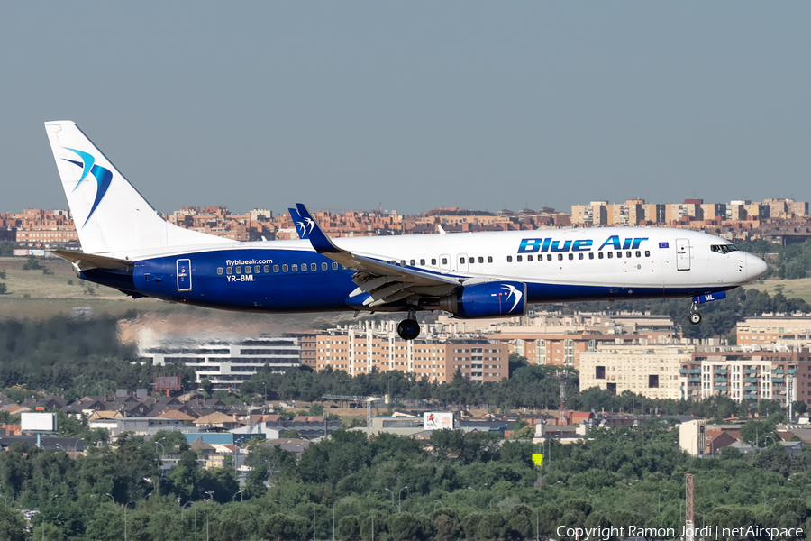 Blue Air Boeing 737-82R (YR-BML) | Photo 514309