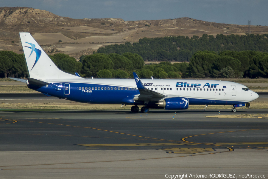 Blue Air (LOT - Polish Airlines) Boeing 737-82R (YR-BMN) | Photo 270364