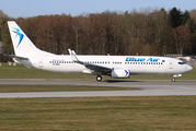 Blue Air Boeing 737-8Q8 (YR-BMS) at  Hamburg - Fuhlsbuettel (Helmut Schmidt), Germany