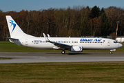 Blue Air Boeing 737-8Q8 (YR-BMS) at  Hamburg - Fuhlsbuettel (Helmut Schmidt), Germany