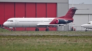 flyCAA Fokker 100 (YR-CRY) at  Maastricht-Aachen, Netherlands