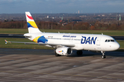 Dan Air Airbus A320-232 (YR-DSE) at  Dortmund, Germany