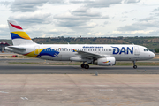 Dan Air Airbus A320-232 (YR-DSE) at  Madrid - Barajas, Spain