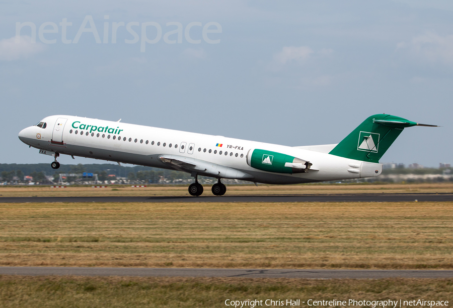 Carpatair Fokker 100 (YR-FKA) | Photo 383890