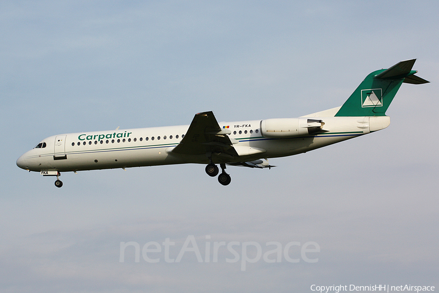 Carpatair Fokker 100 (YR-FKA) | Photo 407273