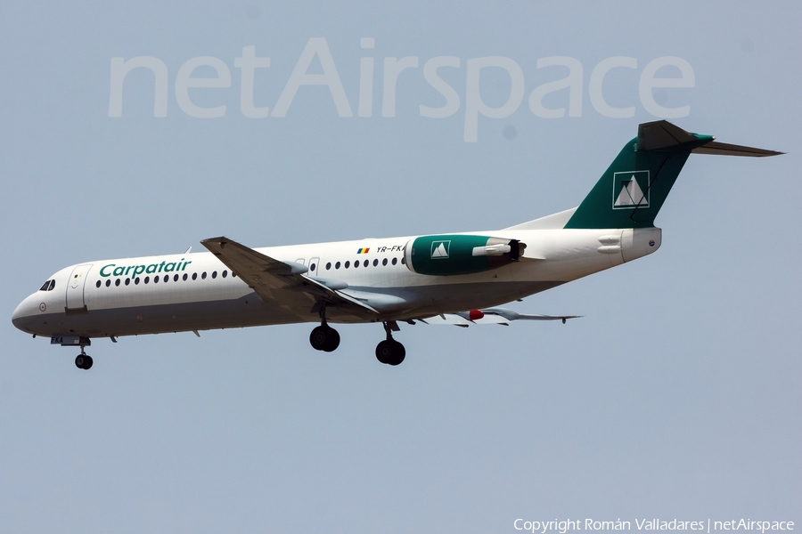 Carpatair Fokker 100 (YR-FKA) | Photo 338604