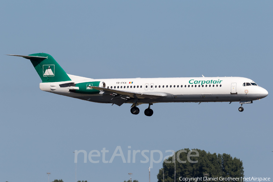 Carpatair Fokker 100 (YR-FKA) | Photo 256085