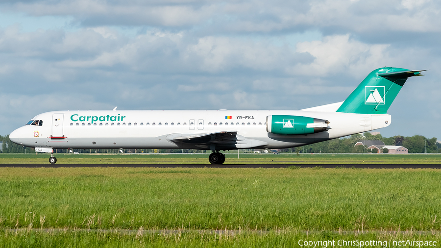 Carpatair Fokker 100 (YR-FKA) | Photo 259559